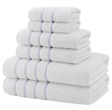 Nisa Luxury Linen 6 Piece 100% Cotton Turkish Bath Towel Set From American Soft Linen