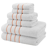 Nisa Luxury Linen 6 Piece 100% Cotton Turkish Bath Towel Set From American Soft Linen