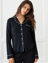 Women's Bamboo Stretch-Knit Long Sleeve Pajama Set TALL from Cozy Earth