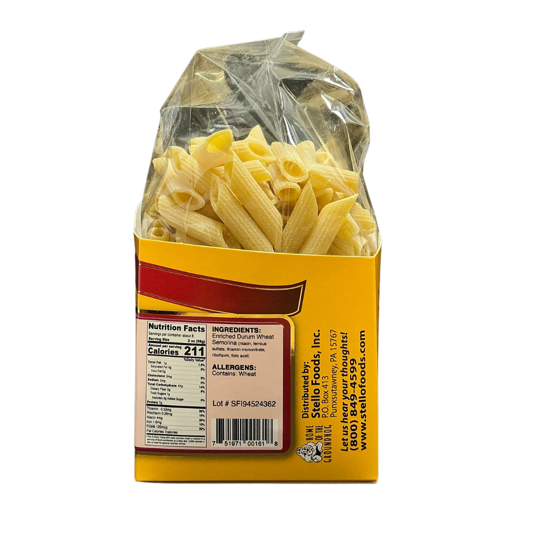 Stello Foods - Rosie's Pasta - Penne 16 oz from Stello Foods