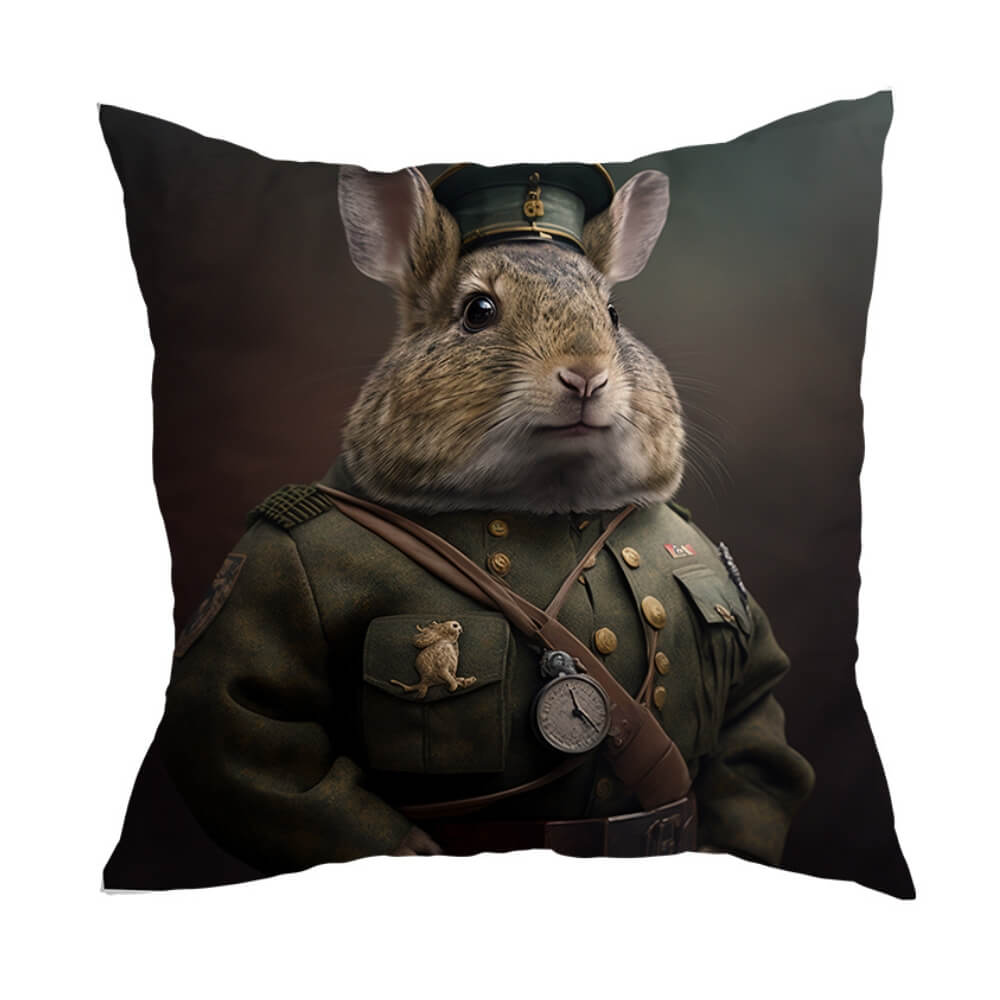 Military Animals Cushion Cover from Moderny