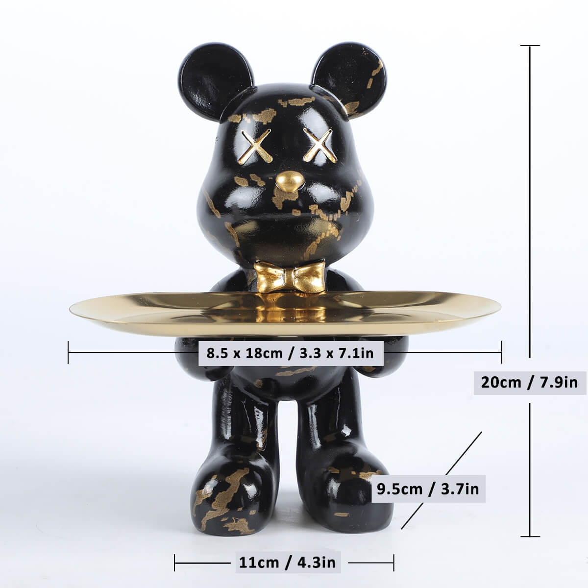 Graffiti Art Bear Figurine from Moderny
