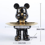 Graffiti Art Bear Figurine from Moderny