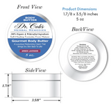 Dr. Cole's Gourmet Body Butter - AMBER LAVENDER From Dr. Cole's Herbal Remedies