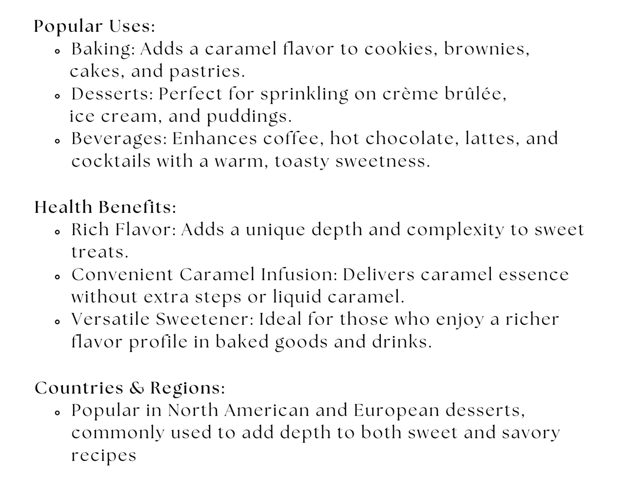 Caramel Sugar from Spice Wheel