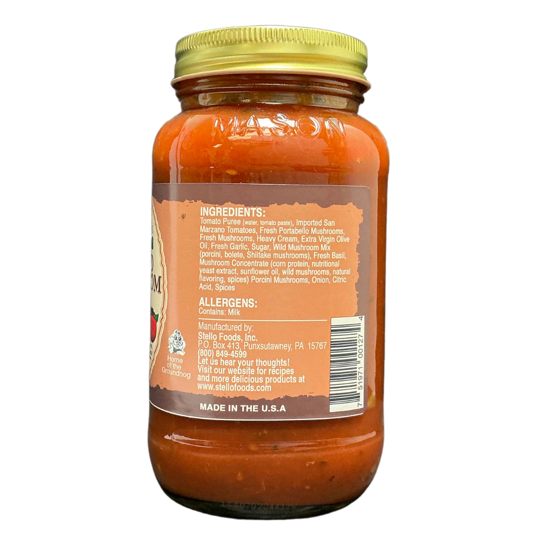 Stello Foods - Rosie's Wild Mushroom Spaghetti Sauce 26 oz from Stello Foods