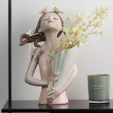 Beautiful Girl Flower Vase from Moderny