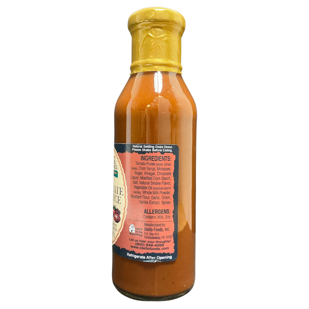 Stello Foods - Rosie's Chocolate BBQ Sauce 14.5 oz From Stello Foods