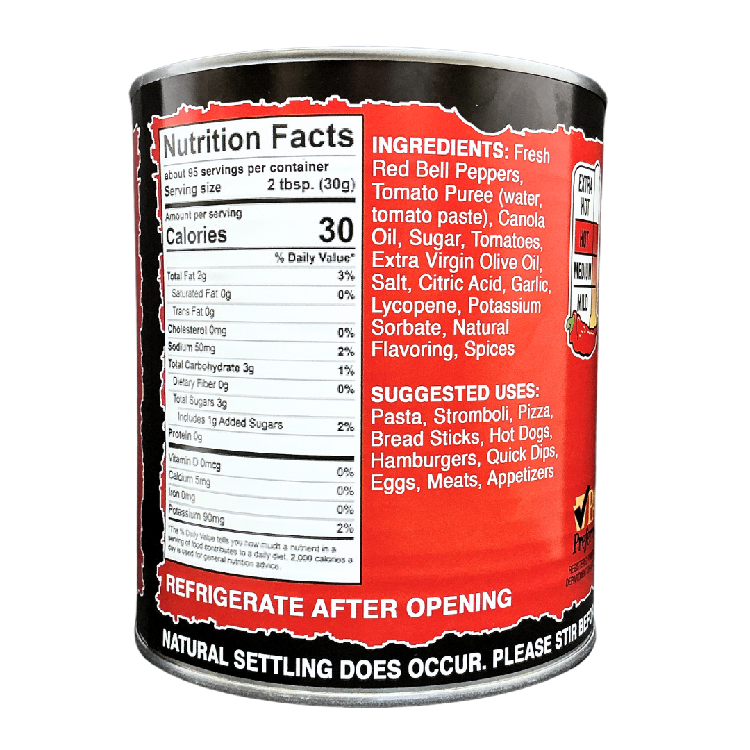 Stello Foods - Rosie's Hot Pepper Spread - No.10 can from Stello Foods