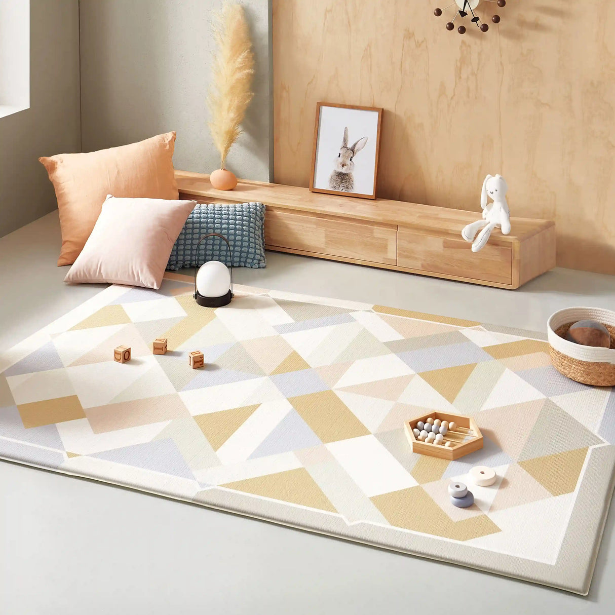 Tiny Land® Double-Sided Baby Playmat Urban Zoo Adventure From Tiny Land
