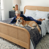 PupProtector™ Luxe Waterproof Bed Runner - Ultra Soft Chinchilla from Paw.com