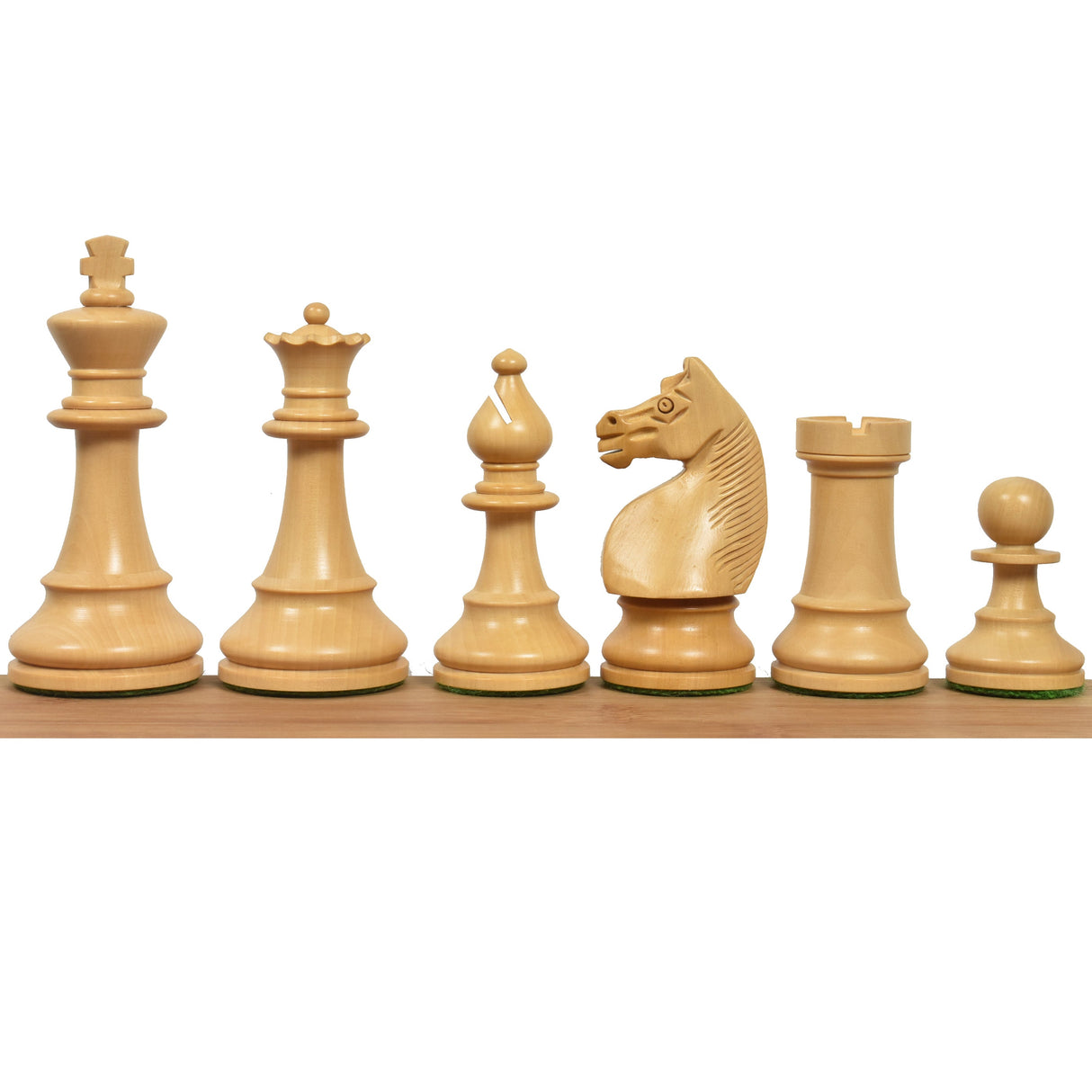 German Collectors' 1920's Chess Set- Chess Pieces Only- Golden Rosewood - 4.1" From Royal Chess Mall