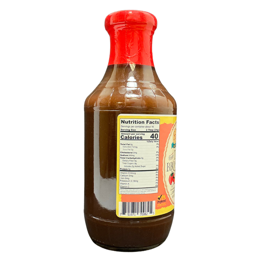 Stello Foods - Rosie's Tangy BBQ Sauce 19 oz from Stello Foods