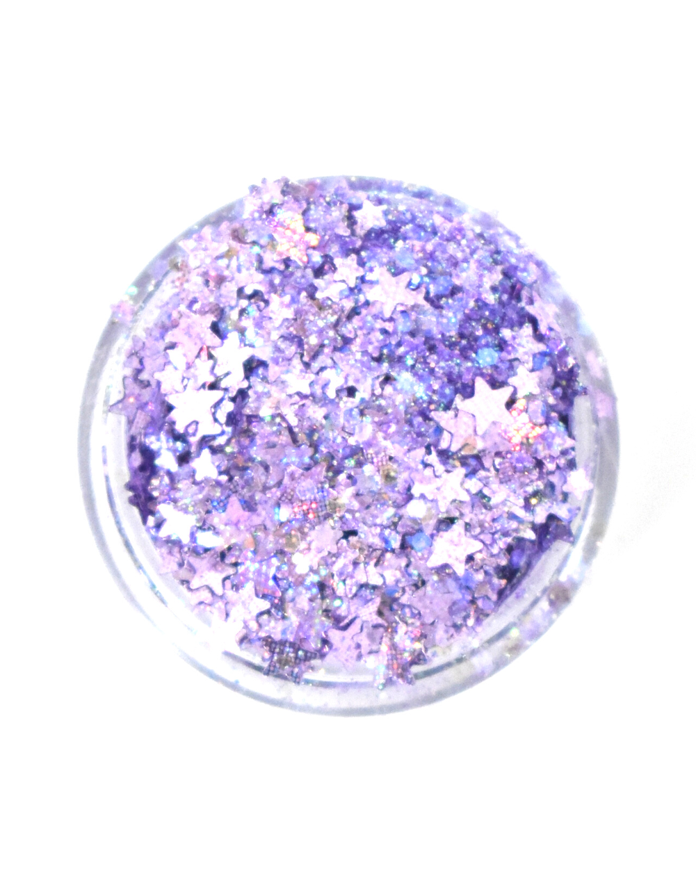 Showgirl - Light Purple Holographic Chunky Glitter with Stars from Lunautics