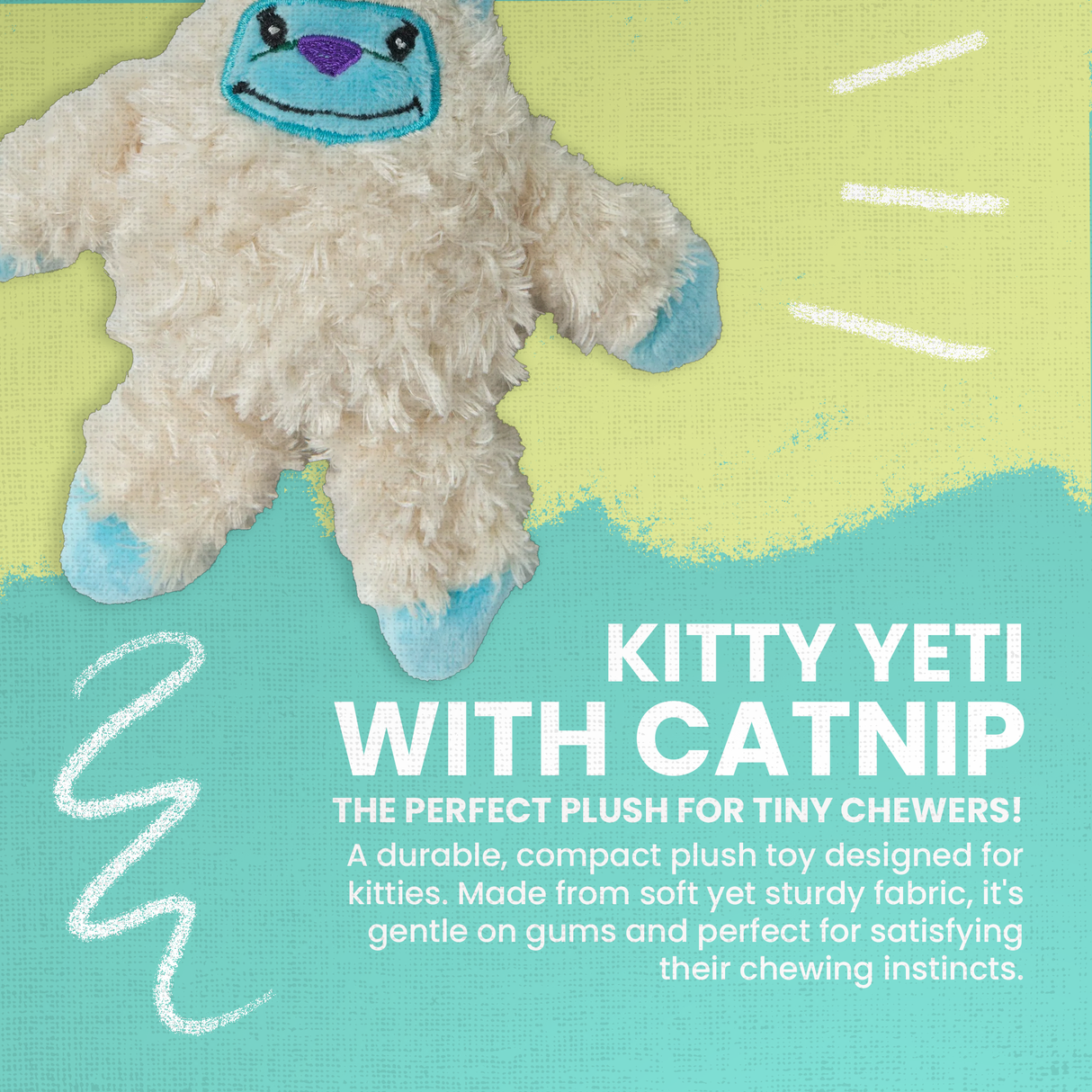Kitty Yeti with Catnip from Health Extension