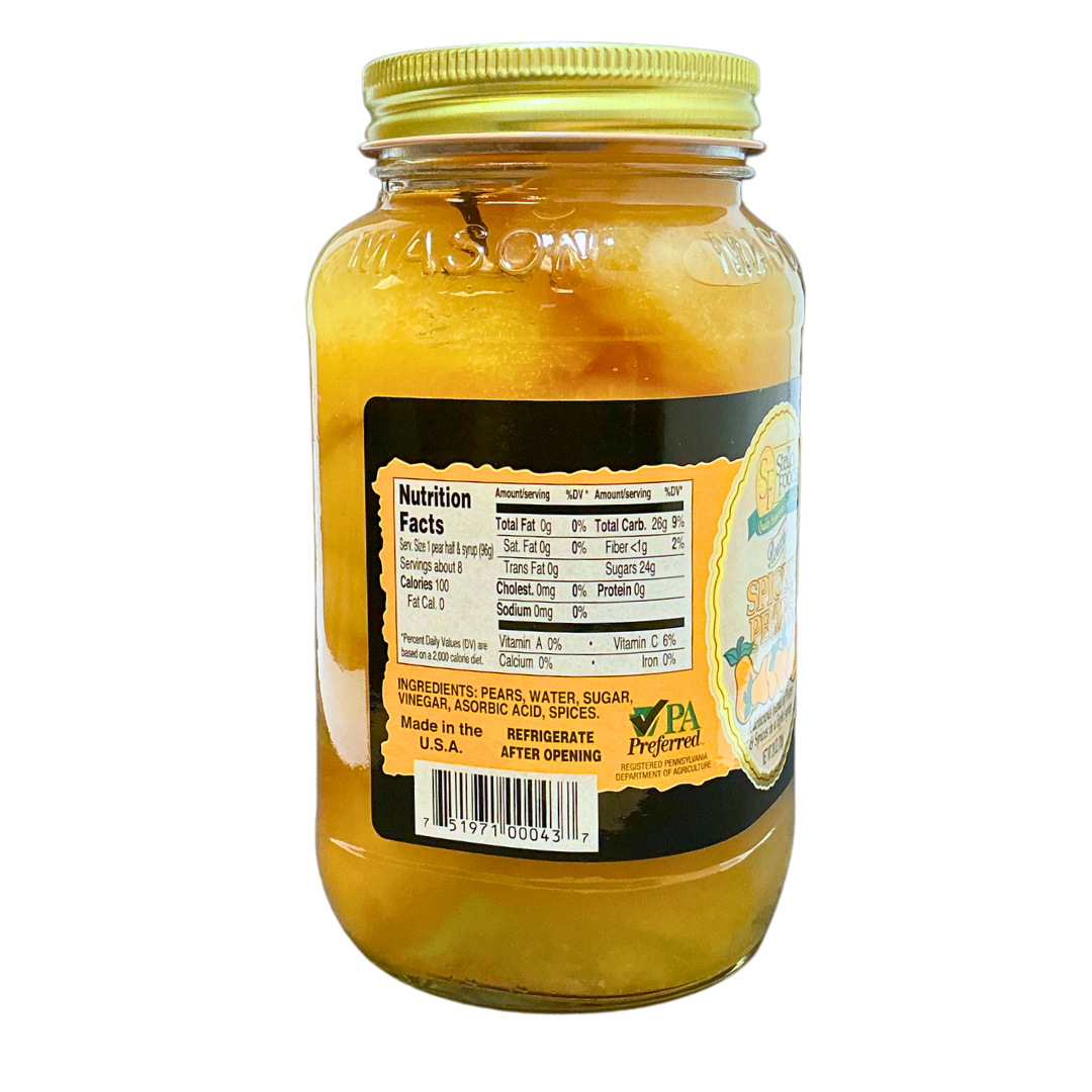 Stello Foods - Rosie's Spiced Pears 28 oz from Stello Foods