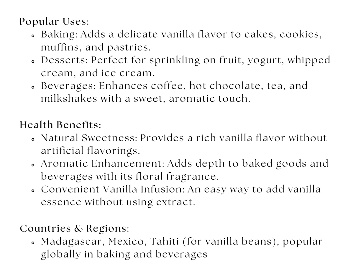Vanilla Sugar from Spice Wheel