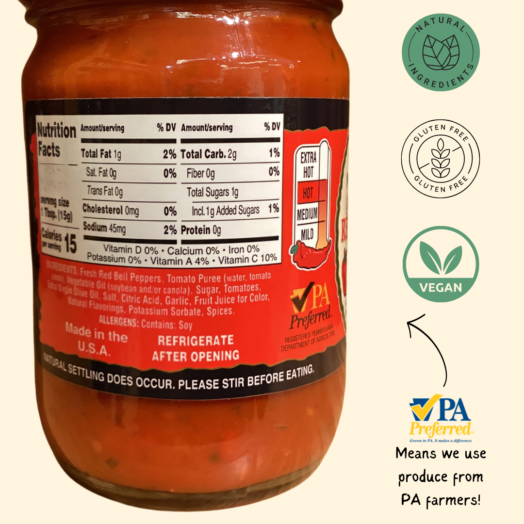 Stello Foods - Rosie's Hot Red Pepper Spread 12 oz from Stello Foods