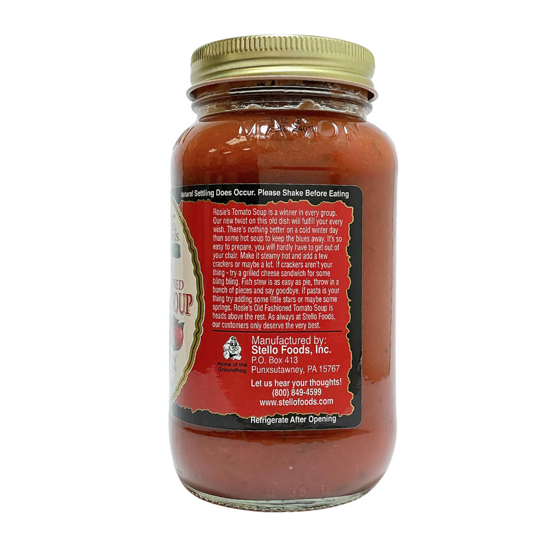 Stello Foods - Rosie's Old Fashioned Tomato Soup 26 oz from Stello Foods