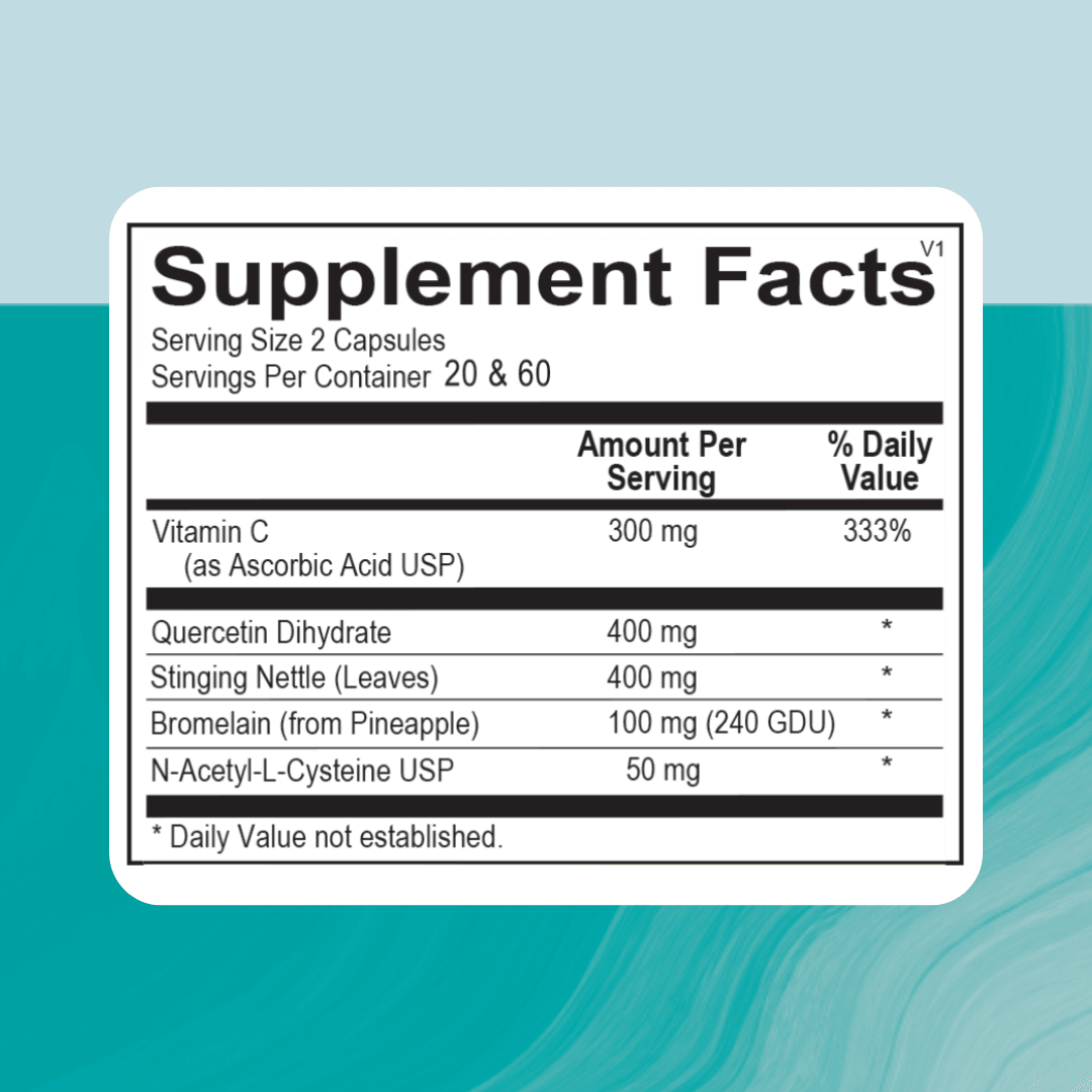 Quercetin Hist Defense | 120 Capsules from Serawise