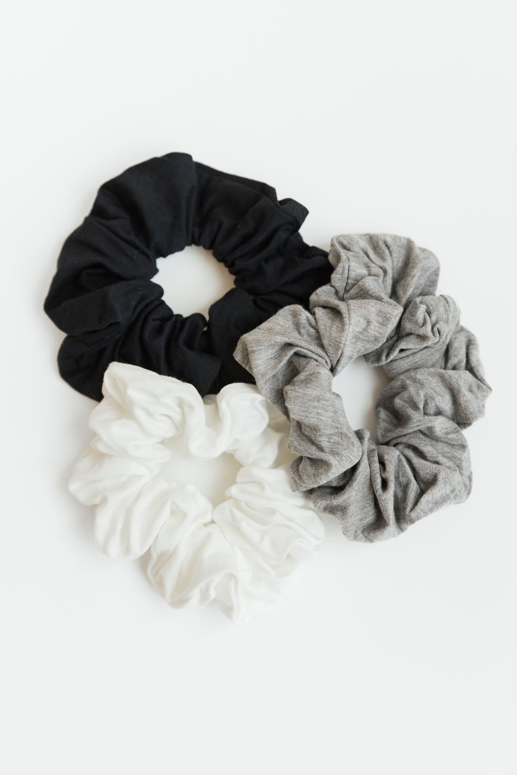 Bamboo Stretch-Knit Scrunchies from Cozy Earth