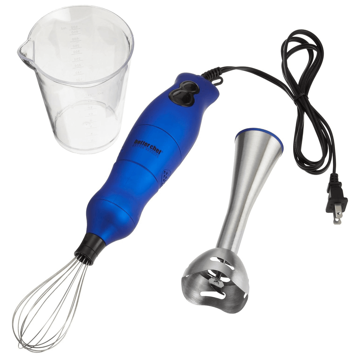 Better Chef 200W DualPro Immersion Blender Hand-Mixer with Cup and Beater from Jupiter Gear Home