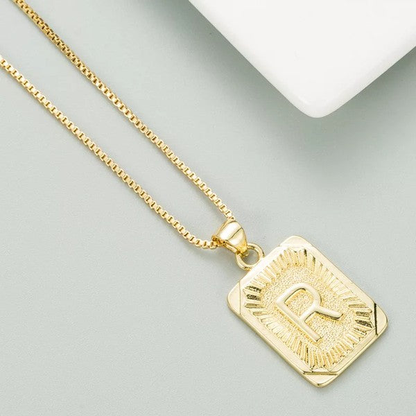 Classy Pendant Talia Initial Gold Letter Necklace from My Pampered Life Seattle