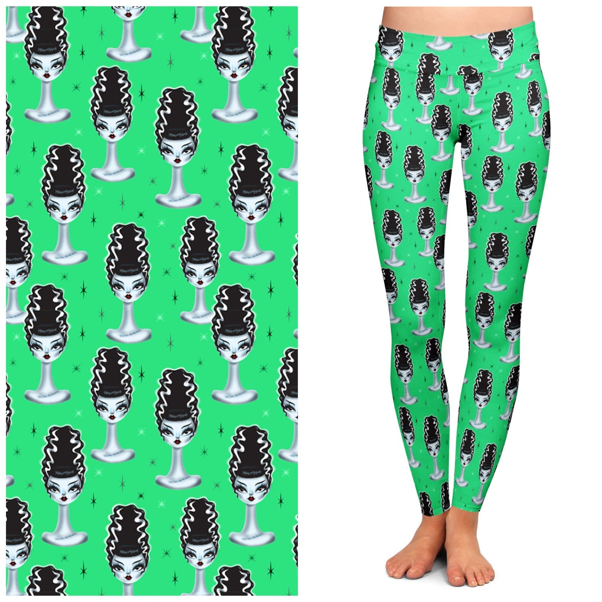 Frank's Bride Leggings by Miss Fluff x Lipstick & Chrome From Quirks!