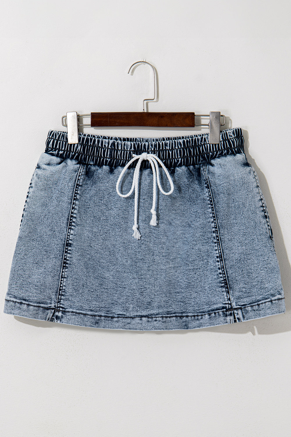 Cielo Drawstring Pocketed Denim Shorts from Threaded Pear
