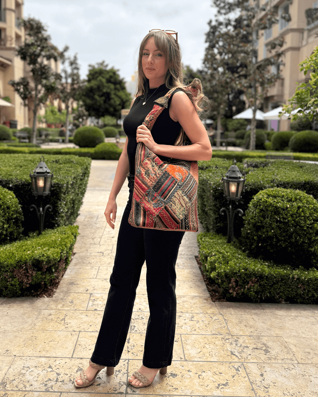 Kathmandu Collection Quilted Patchwork Hobo Bag from Jupiter Gear