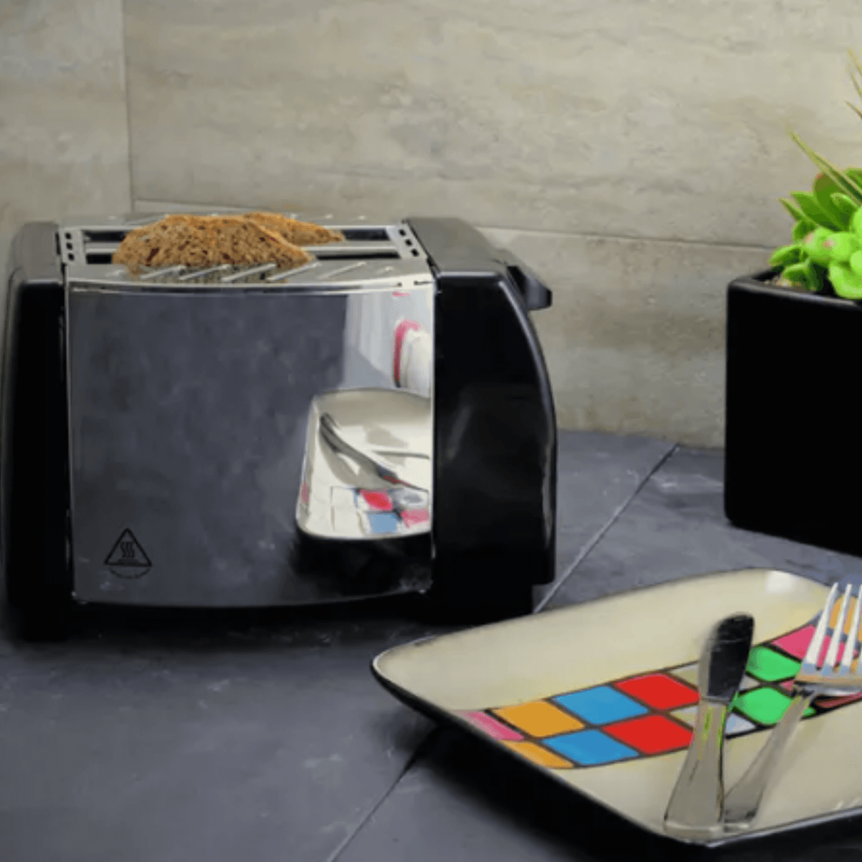 Better Chef 2-Slice Toaster with Pull-Out Crumb Tray from Jupiter Gear Home