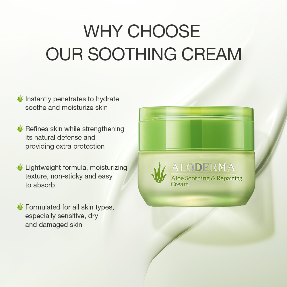 Aloe Soothing & Moisturizing Cream from ALODERMA
