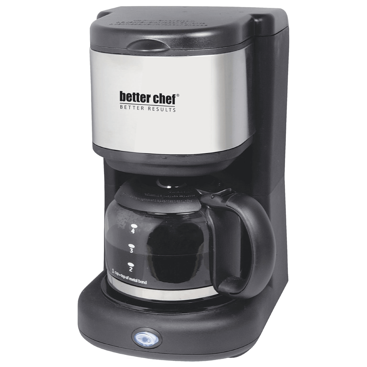 Better Chef 4-Cup Stainless Steel Coffeemaker from Jupiter Gear Home