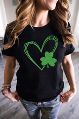 Black Clover Heart Shaped T-Shirts from MsDressly