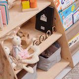 2in1 Montessori Shelf for Books and Toys from Goodevas