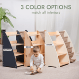 2in1 Montessori Shelf for Books and Toys from Goodevas