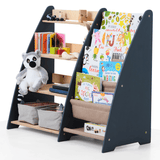 2in1 Montessori Shelf for Books and Toys from Goodevas