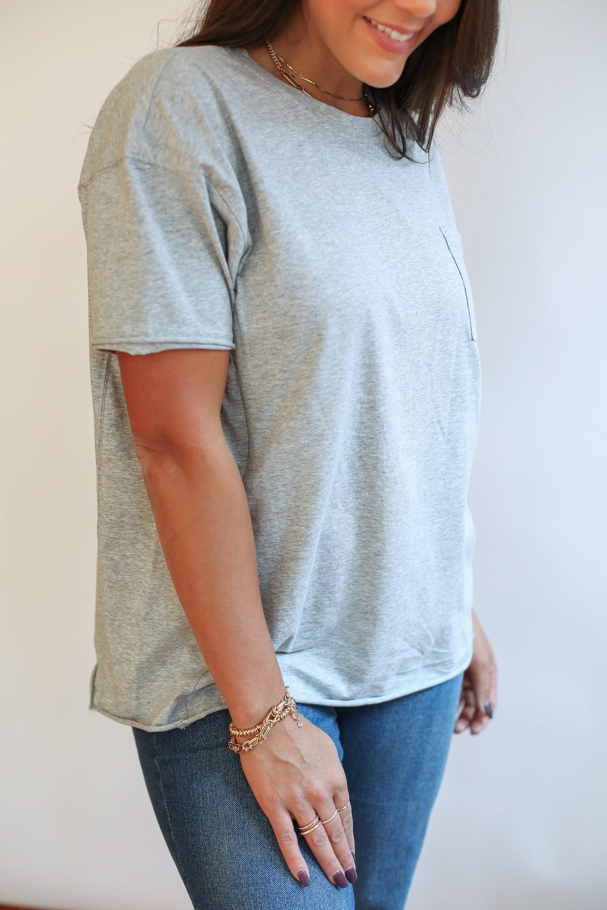 Relaxed Fit Zip Breastfeeding Tee from Movemama