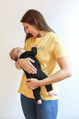 Relaxed Fit Zip Breastfeeding Tee from Movemama
