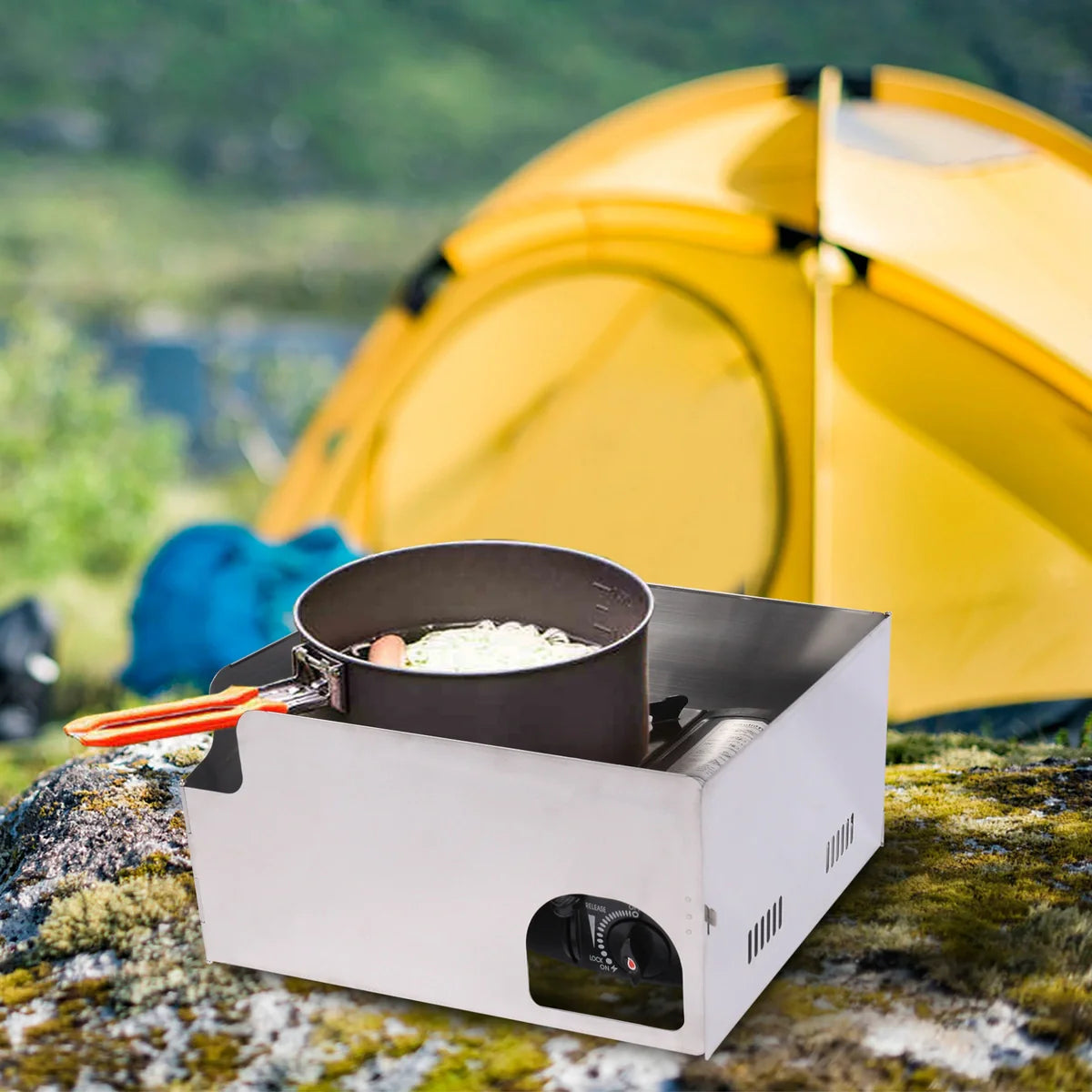 Folding Stainless Steel Stove Windscreen for Outdoor From Redcamp