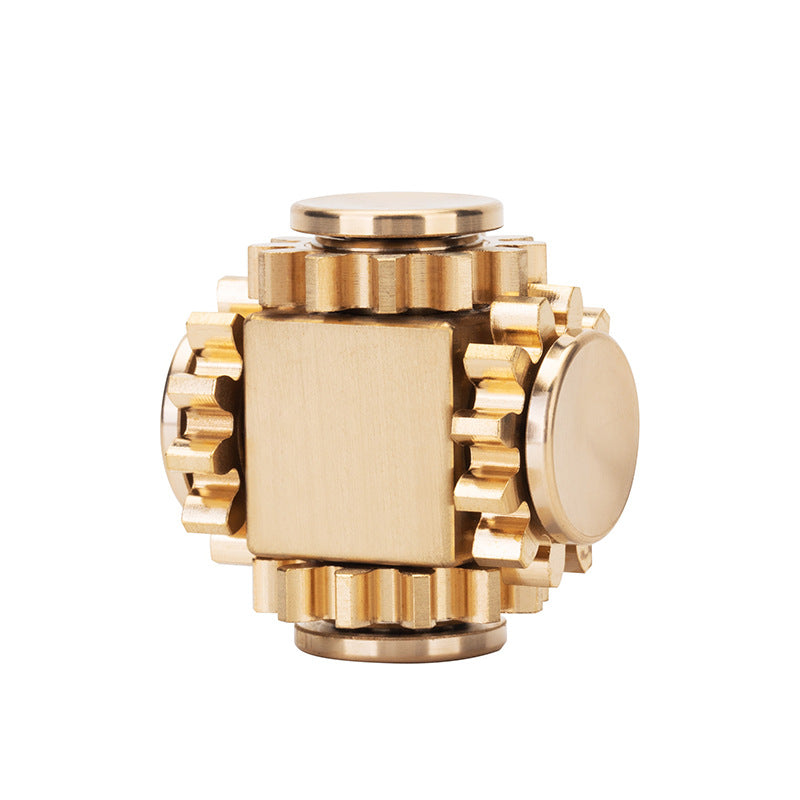 Brass Cube Gears Spinner from eterus