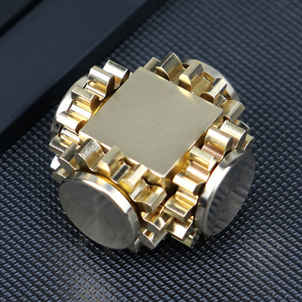 Brass Cube Gears Spinner from eterus