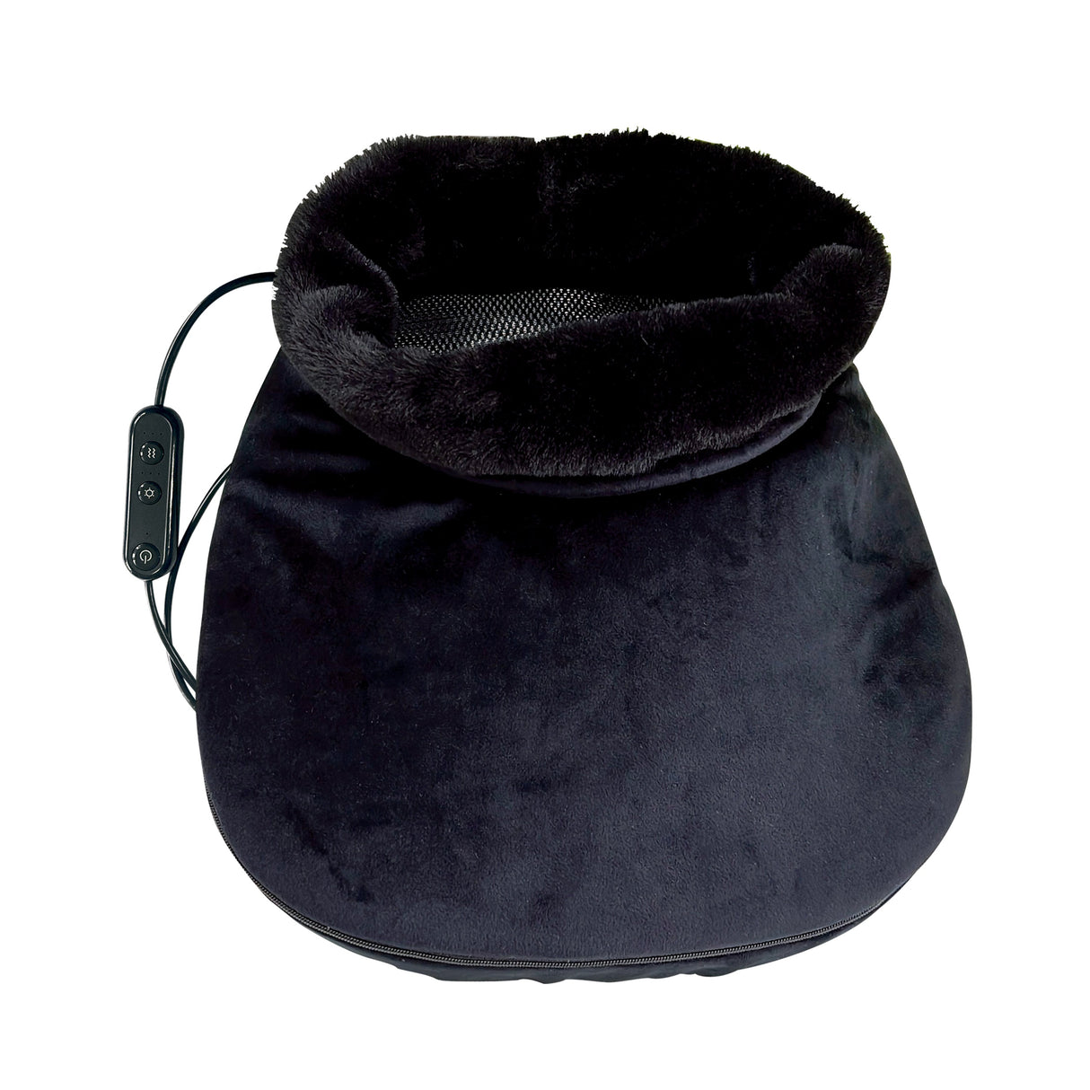 Heated Foot Massager with Remote Control, Folding Design, and Dual Motor Intensities from Pursonic