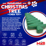 Christmas Tree Ultra Durable Nylon Dog Chew Toy From SodaPup