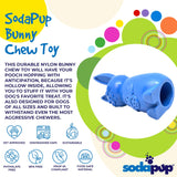 Bunny Durable Nylon Chew and Enrichment Toy From SodaPup