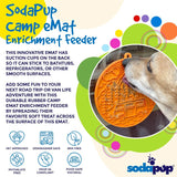 Camp eMat Enrichment Lick Mat With Suction Cups From SodaPup