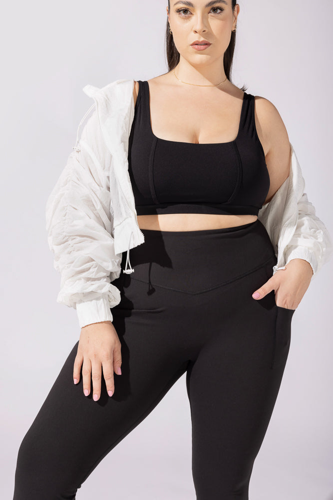 Supersculpt™ Bell Bottom with Pockets - Black from POPFLEX