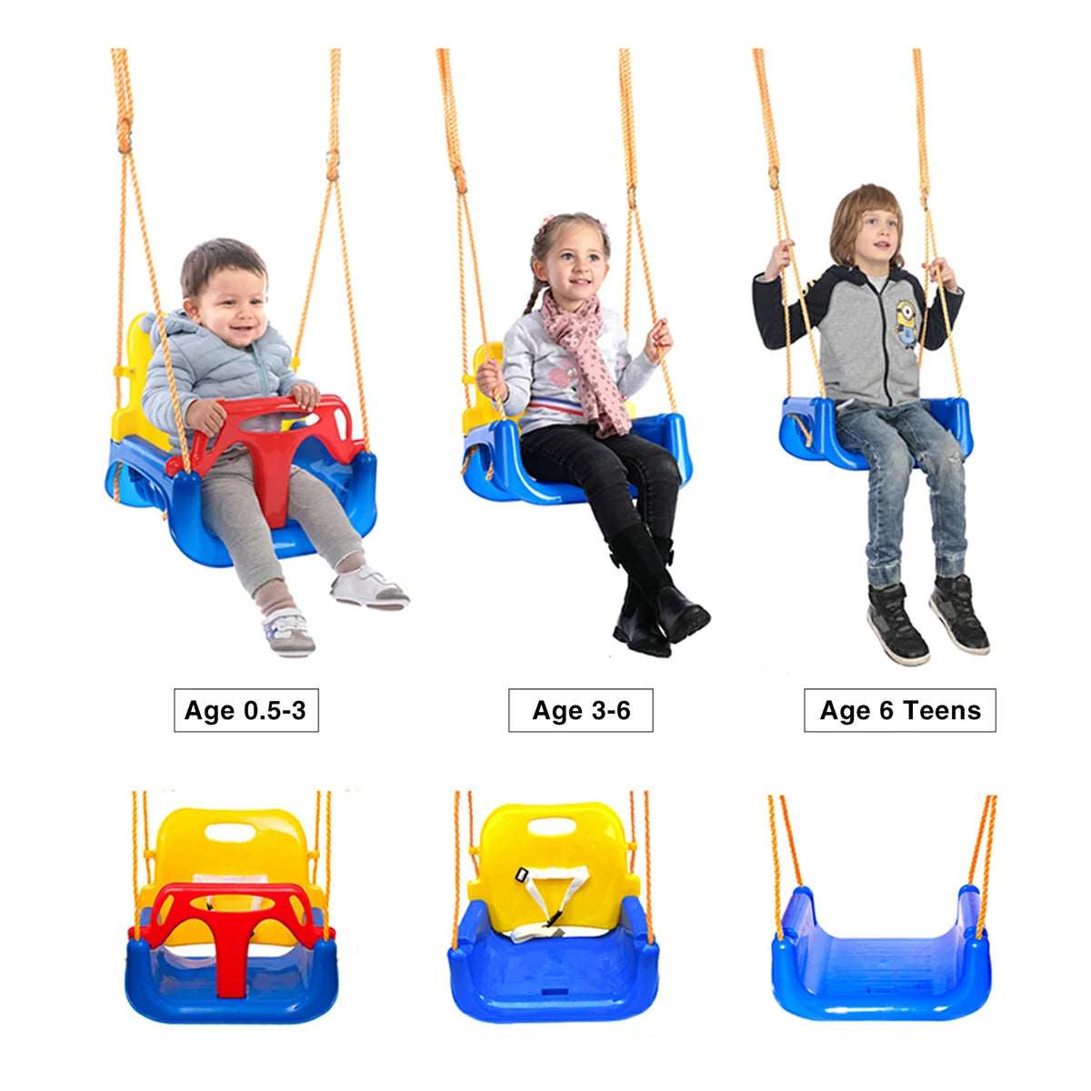 Three-in-one Baby Swing Seat, Toddler Swing From Redcamp