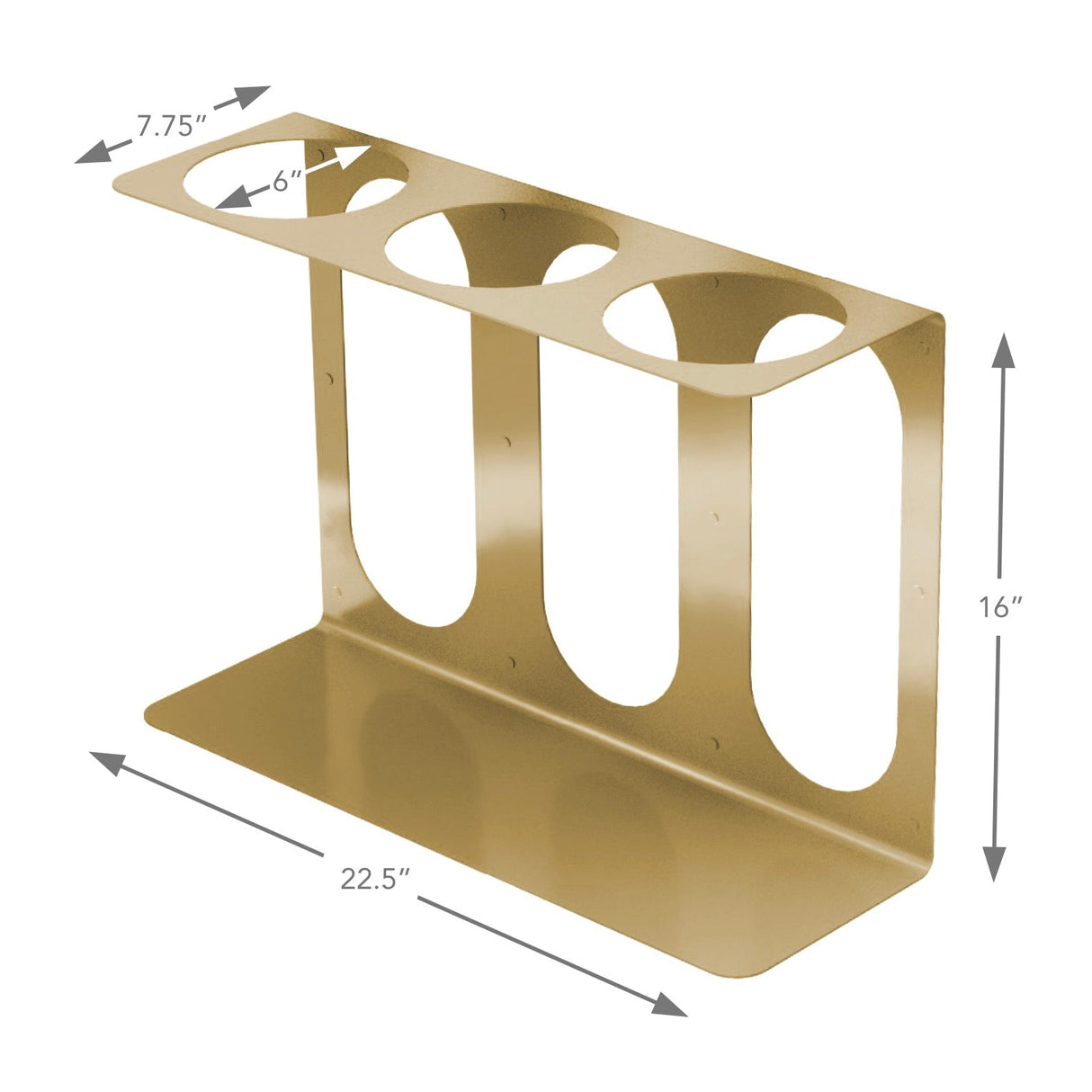 Yoke Yoga Mat Wall Bracket | Holds 3 Mats/Rollers from Mache