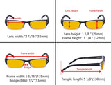 3 Pack Blue Light Blocking Reading Glasses HP012 from eyekeeper.com